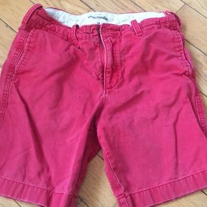Red Abercrombie shorts